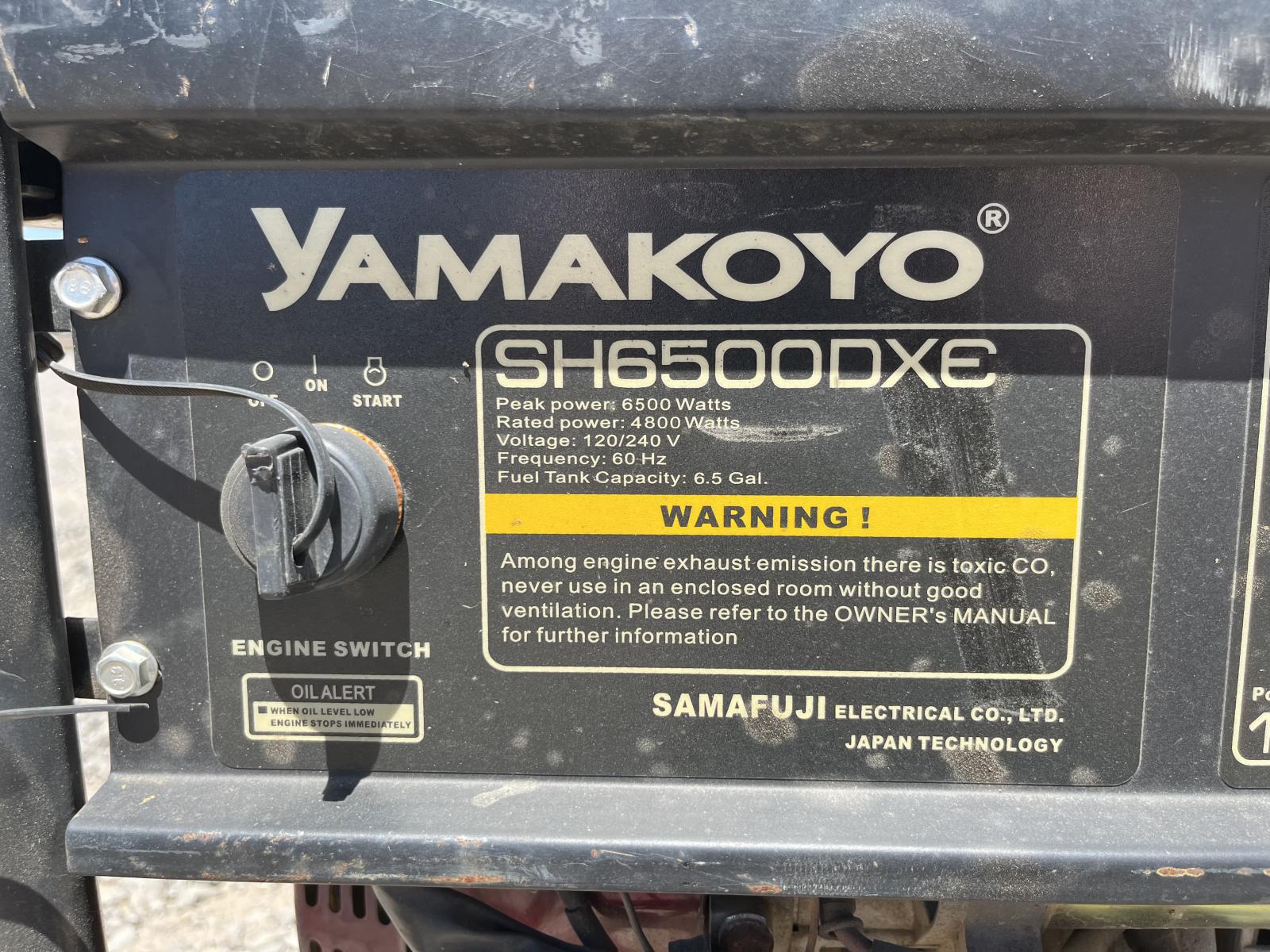 PLANTA DE LUZ YAMAKOYO SH6500DXE